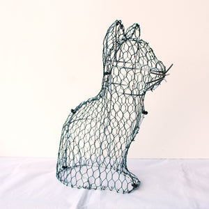 Cat Topiary Frame with Mesh Addon