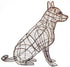 Topiary Dog German Shepherd sitting