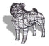 Topiary Dog Pug