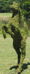 Topiary Horse prancing