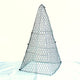 Egyptian Pyramid Frame /  : Large : 50cm High (exc pot)