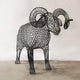 Metal Ram Sculpture by Luigi Frosini - 80cm tall
