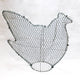 Chicken/Hen Frame /  : Large : 44cm High (exc pot)