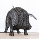 Sculpture Cochon en Métal (Medium) par Luigi Frosini - 100cm de long