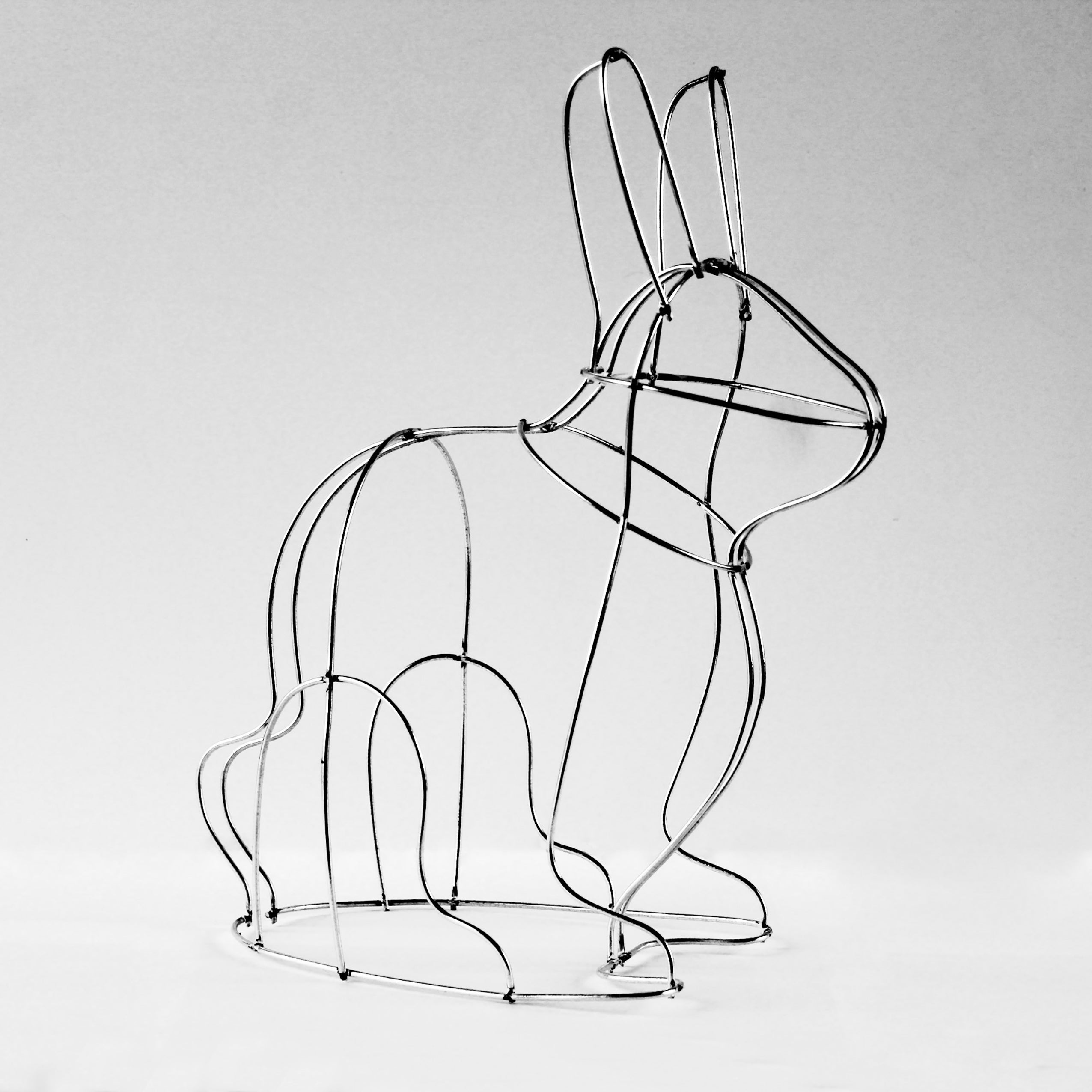 Rabbit Frame - Medium - 34cm High – Top Topiary
